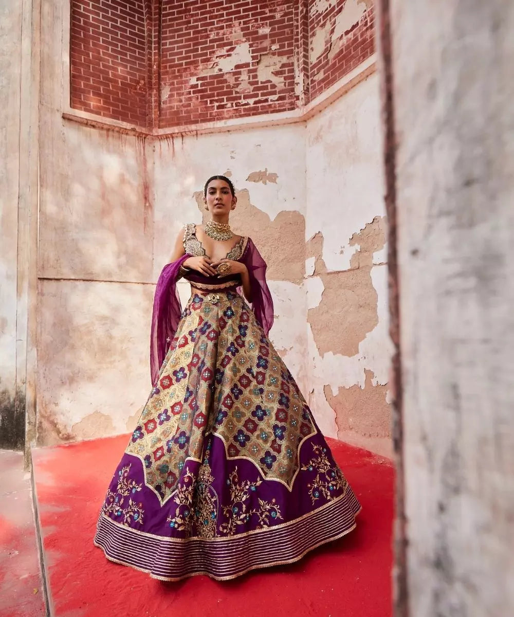 ADITI GUPTA - Banarsi Chanderi Lehenga
